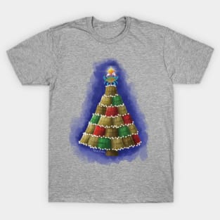 Watercolor Crab Basket Tree T-Shirt